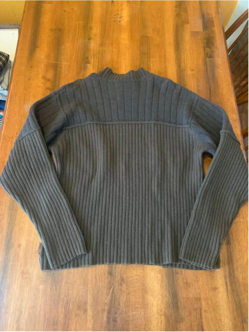 Men's Timberland Ribbed Crewneck Sweater Black XXL